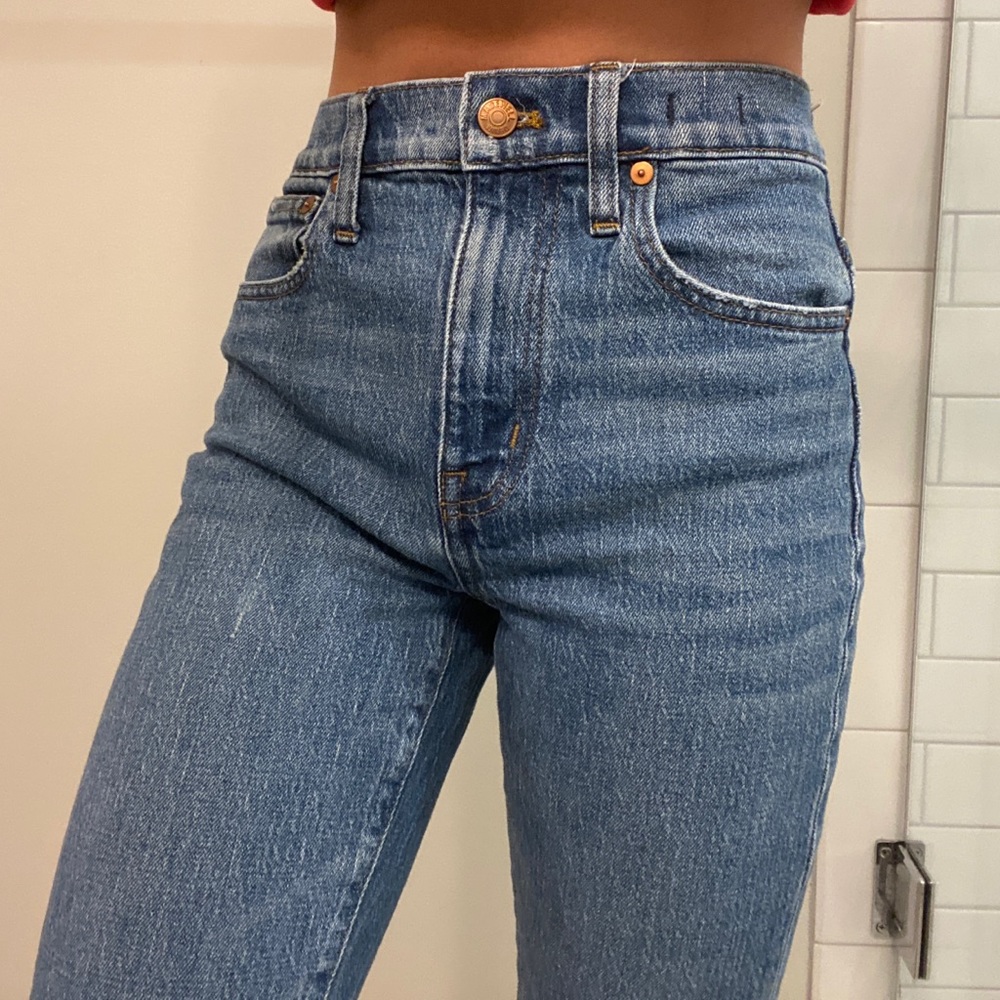Madewell “The High-Rise Slim Boyjean”